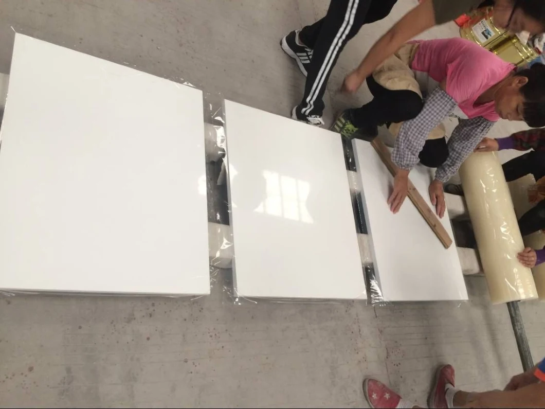 Pure White Artificial Marble Slabs