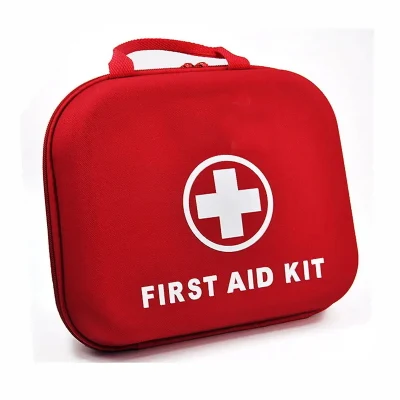 Kit de bolsa de ayuda de emergencia con logotipo personalizado, kit de primeros auxilios médicos tácticos para viajes al aire libre en el hogar, suministros médicos